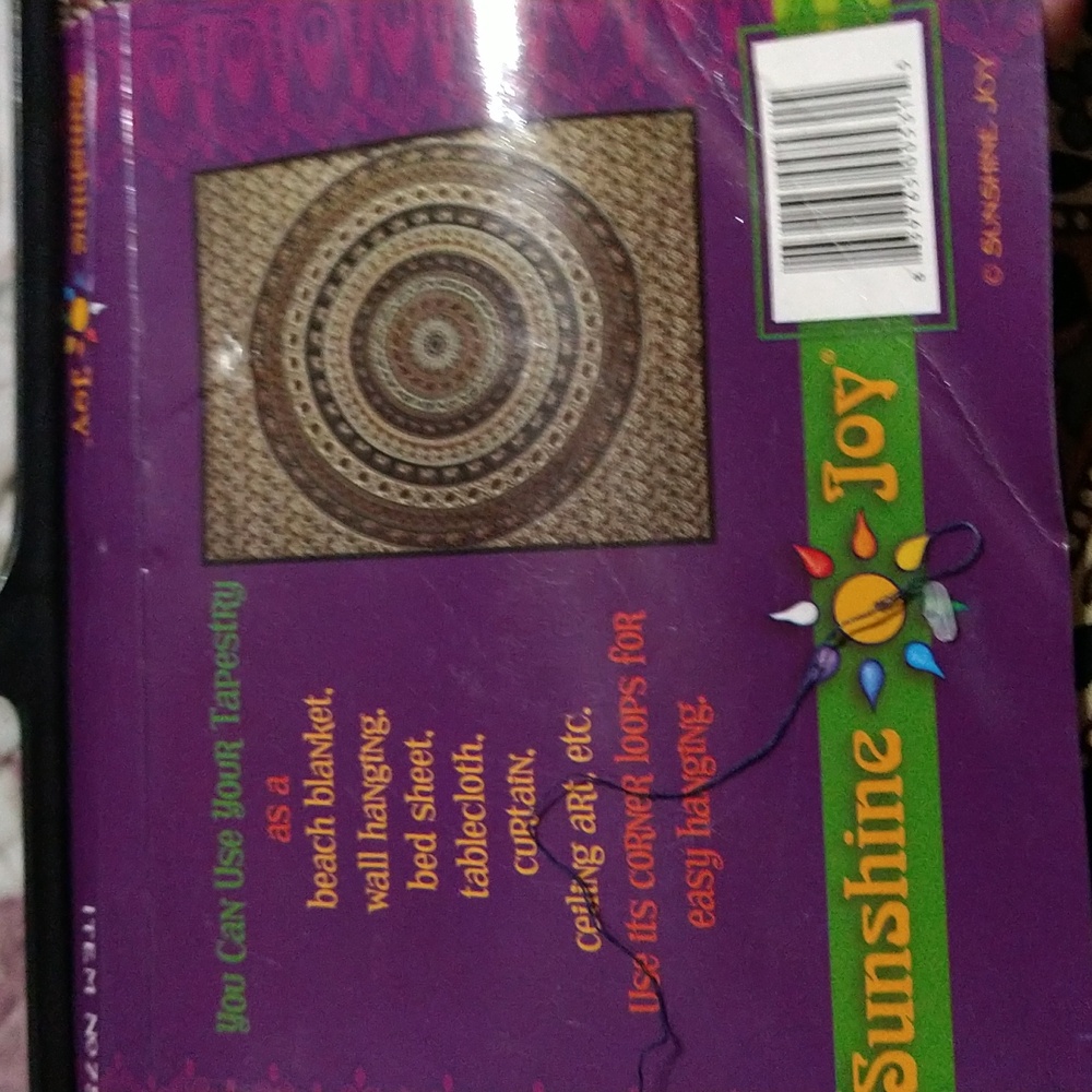 Sunshine Joy Indian Tapestry NWT - Picture 4 of 4